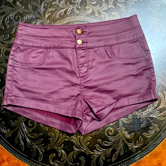Forever 21 Pants - COPY - Forever 21 Burgundy Purple Shorts